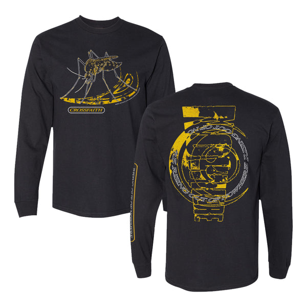 NOWHERE LONG SLEEVE BLACK T-SHIRT